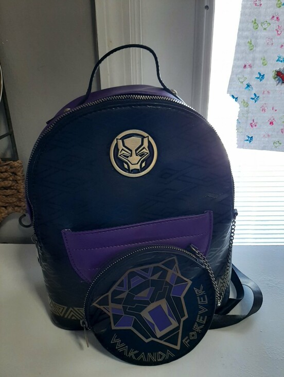Marvel Other - MARVEL COMICS NWOT Black Panther "Wakanda Forever" Back-Pack & Pouch Set